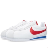 X73y1081 - Nike Classic Cortez White, Varsity Red & Royal - Men - Shoes